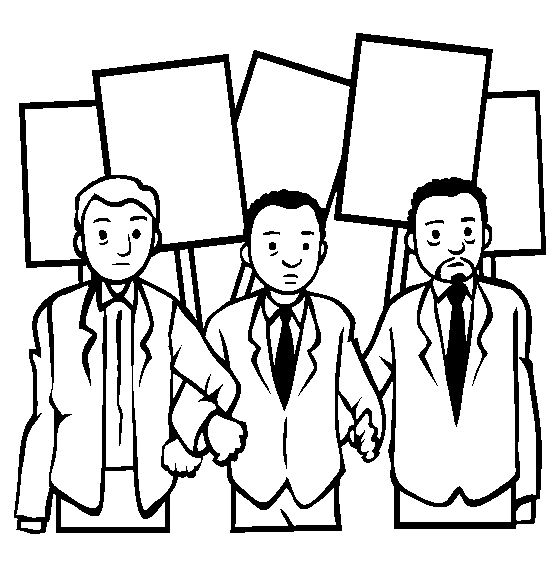 Free Civil Rights March Coloring Pages